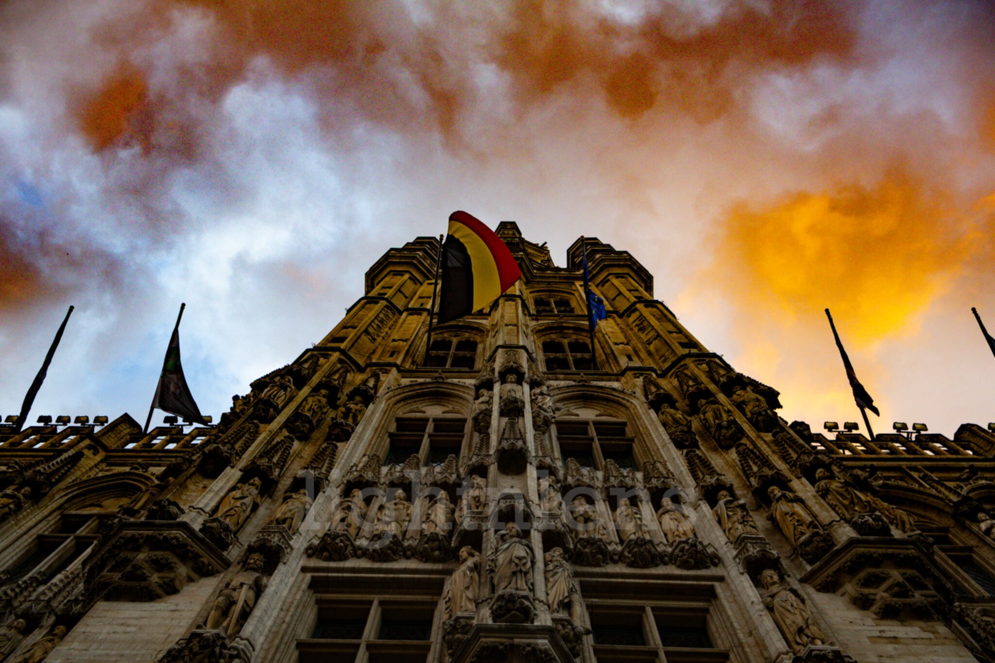 European Elegance Brussels Belgium Urban Photography - Belgian Cityscape Photo Download